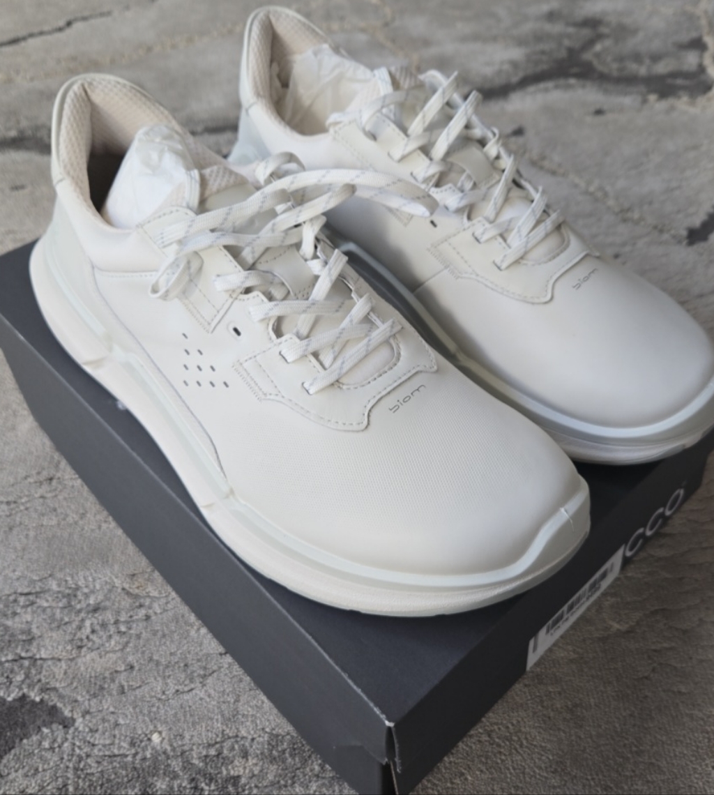 Ecco Sport Biom 2.2 Leather Men's Sneakers & Athletic Shoes White 10-10.5